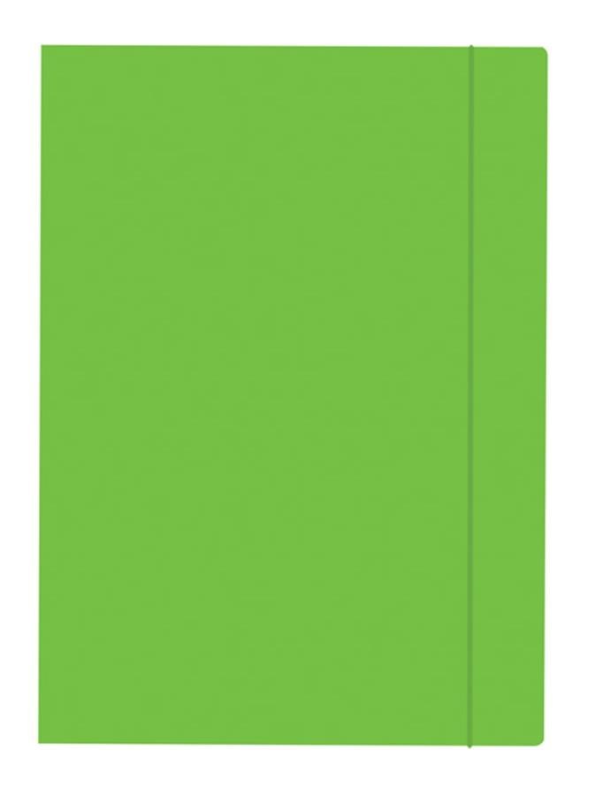 PAPER FOLDER A4 GREEN INTERDRUK 213167